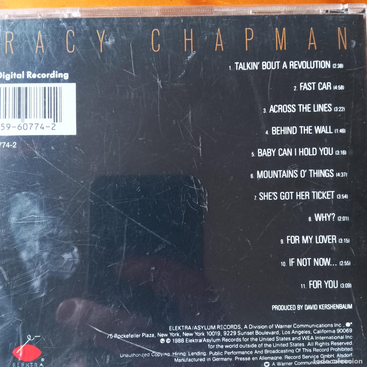 CDs de m&uacute;sica: TRACY CHAPMAN, TRACY CHAPMAN. CD - Foto 2