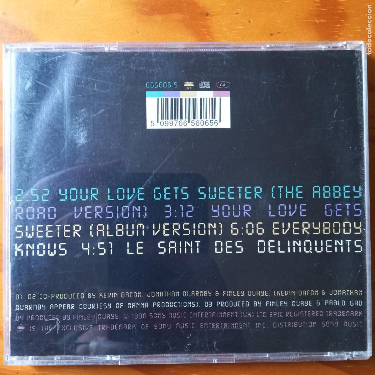 CDs de m&uacute;sica: FINLEY QUAYE, YOUR LOVE GETS SWEETER. CD - Foto 2