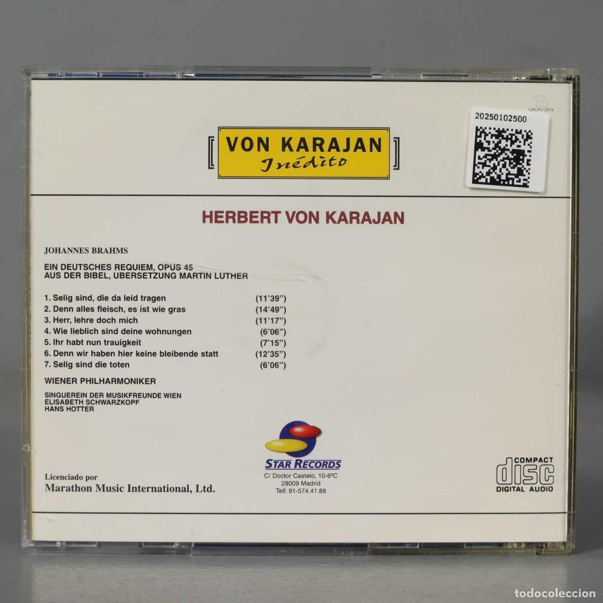 CDs de m&uacute;sica: CD. KARAJAN 7 INEDITO - Foto 2