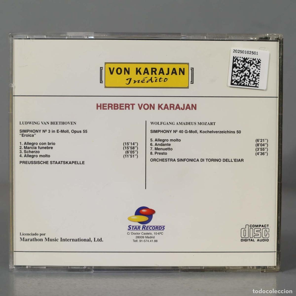 CDs de m&uacute;sica: CD. KARAJAN INEDITO 6 - Foto 2