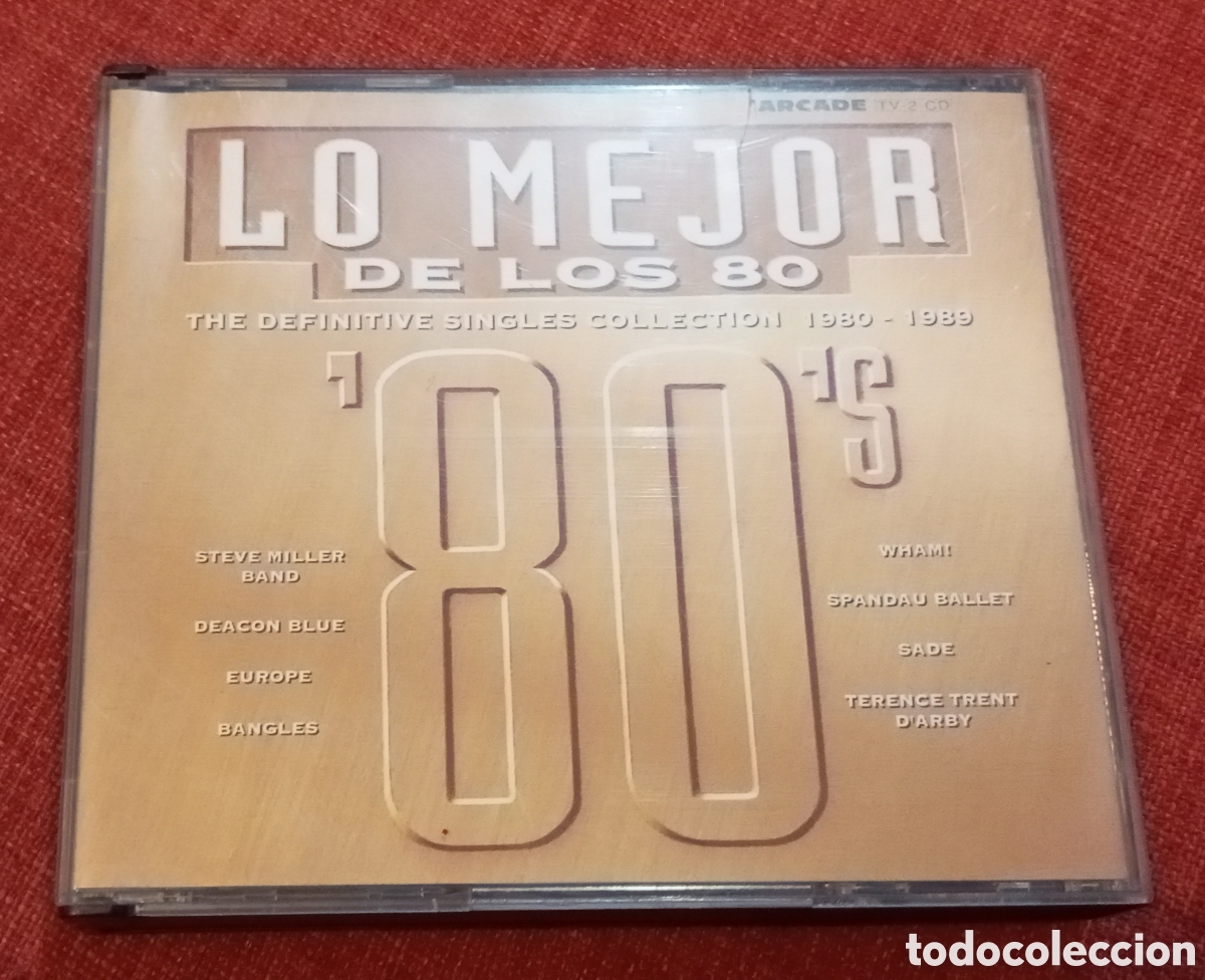 CDs de m&uacute;sica: Lo mejor de los 80. CD doble original. - Foto 1