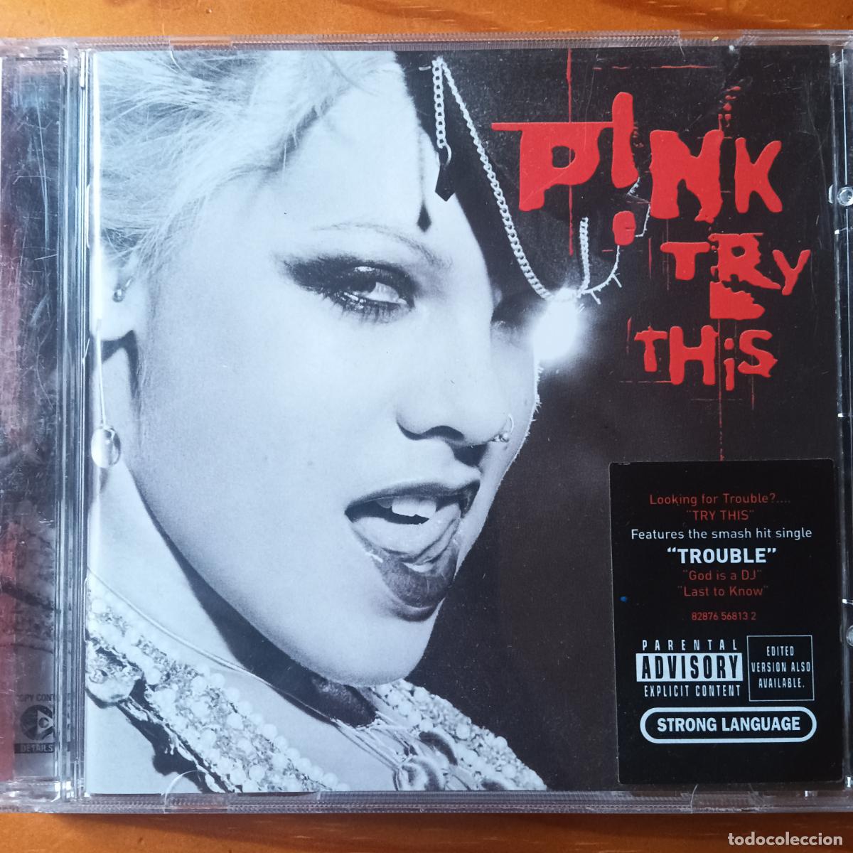 CDs de m&uacute;sica: PINK, TRY THIS - CD TROUBLE - Foto 1