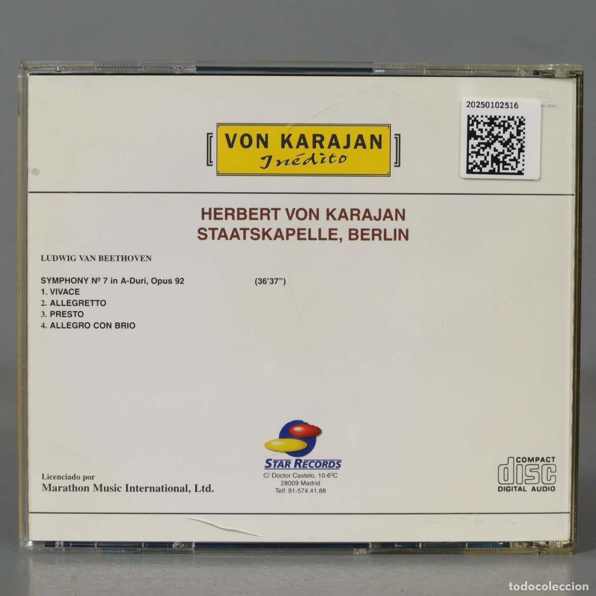 CDs de m&uacute;sica: CD. KARAJAN INEDITO 10 - Foto 2