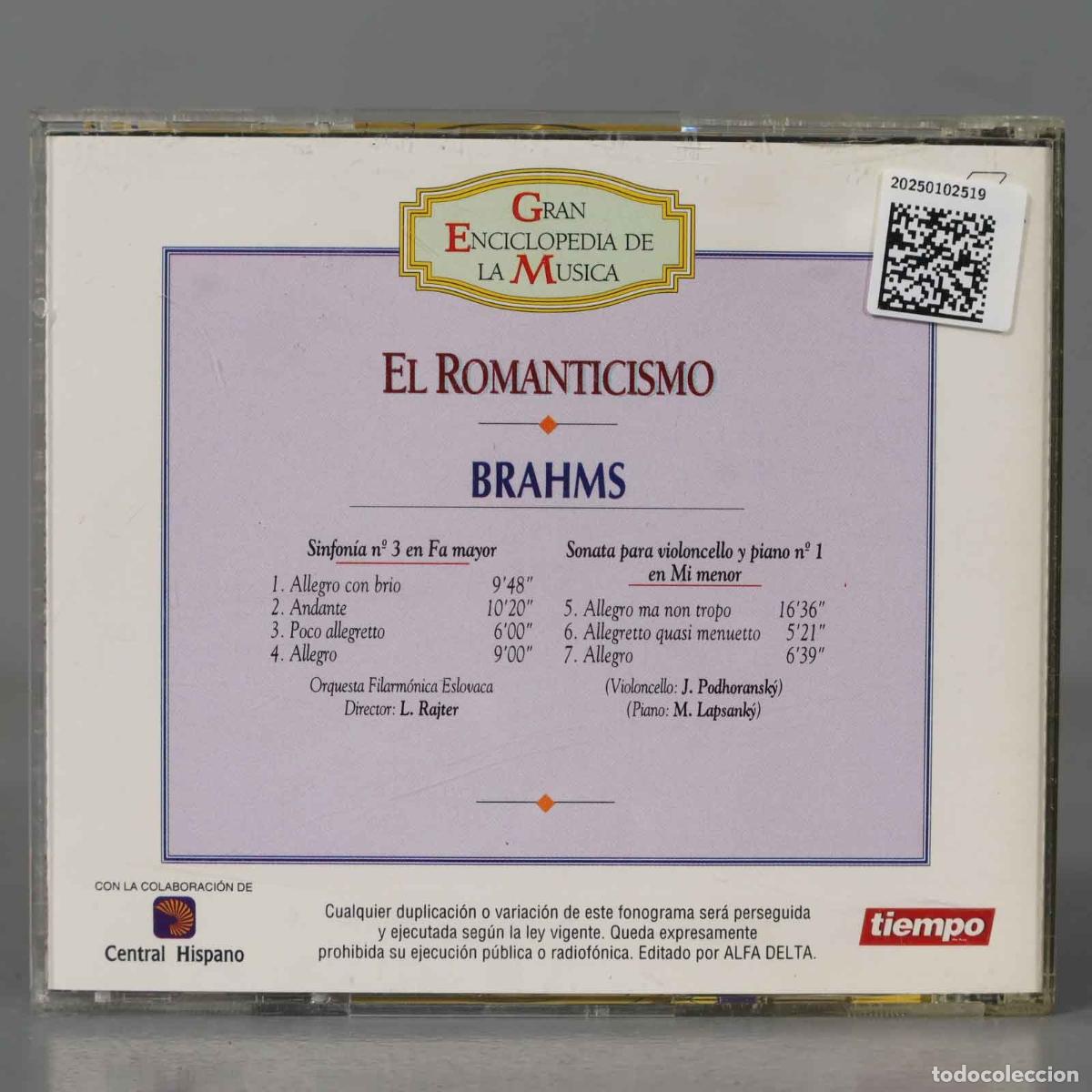 CDs de m&uacute;sica: CD. EL ROMANTICISMO BRAHMS - Foto 2