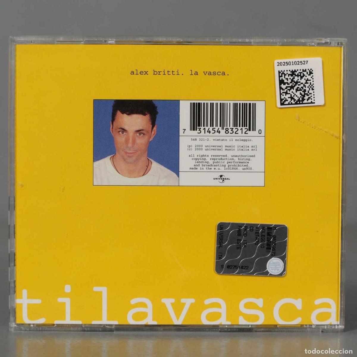 CDs de m&uacute;sica: CD. Alex Britti. &ndash; La Vasca. - Foto 2
