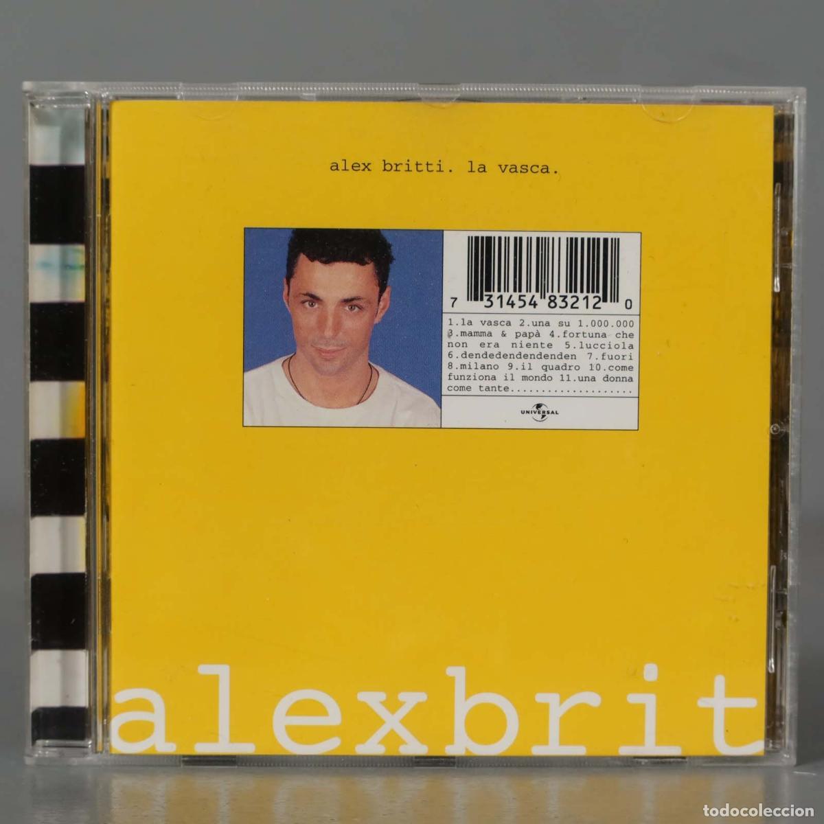 CDs de m&uacute;sica: CD. Alex Britti. &ndash; La Vasca. - Foto 1