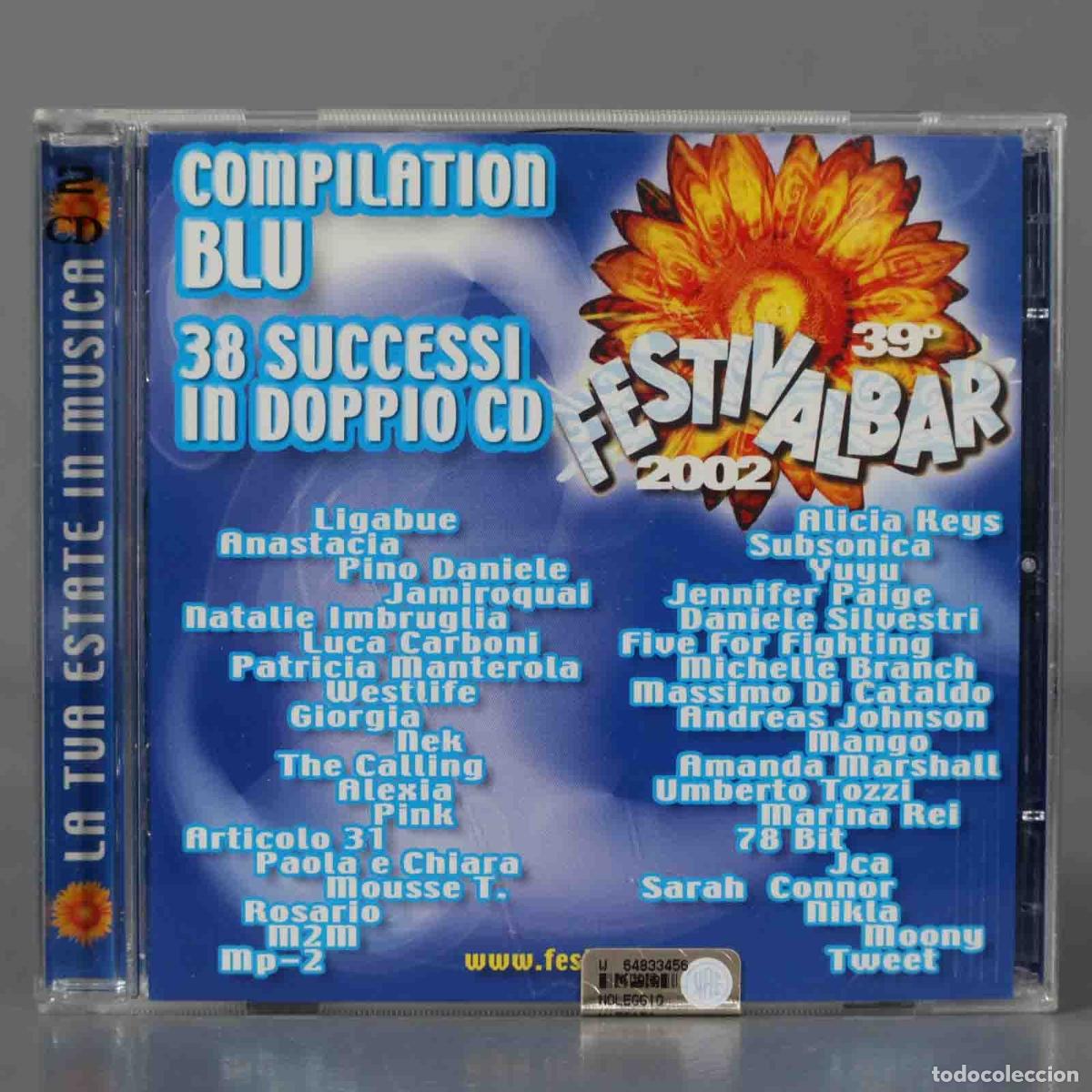 CDs de m&uacute;sica: CD. Various &ndash; 39&deg; Festivalbar 2002 - Compilation Blu - Foto 1