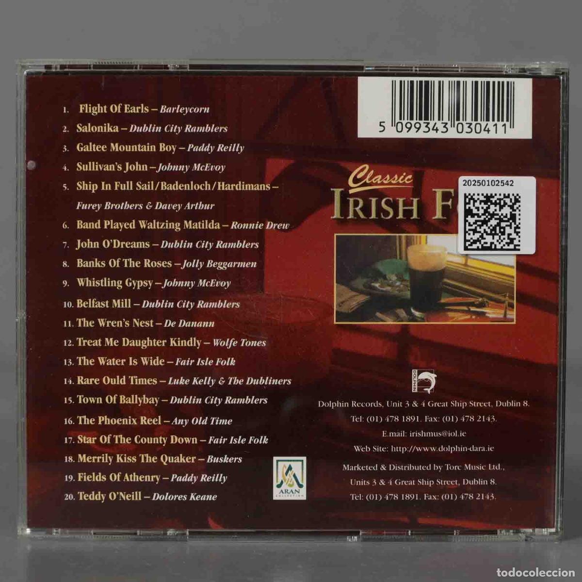 CDs de m&uacute;sica: CD. Various &ndash; Classic Irish Folk Volume 1 - Foto 2