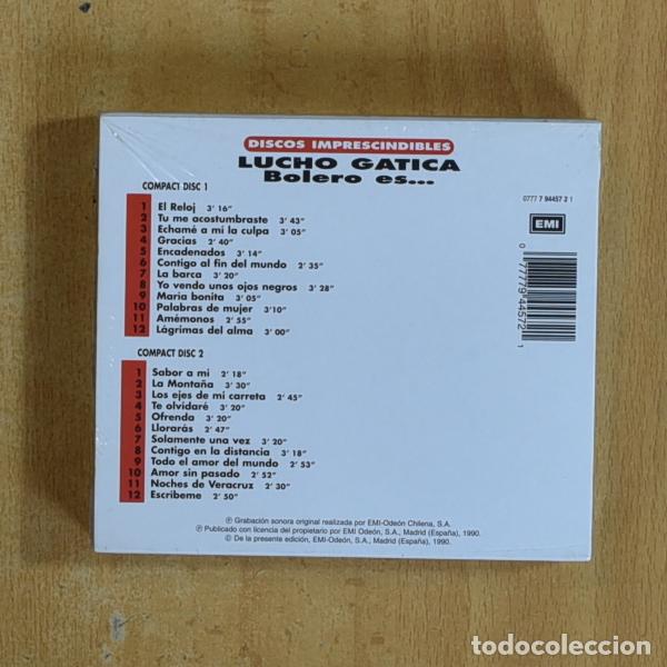 CDs de m&uacute;sica: LUCHO GATICA - BOLERO ES - CD - Foto 2