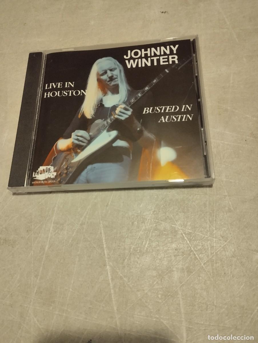 CDs de m&uacute;sica: Johnny Winter CD Live On Huston - Foto 1