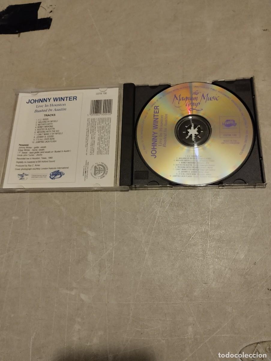 CDs de m&uacute;sica: Johnny Winter CD Live On Huston - Foto 2