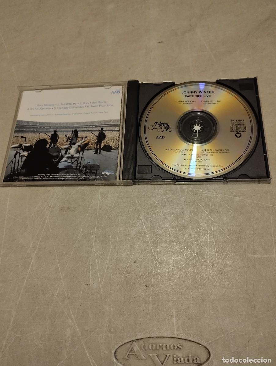CDs de m&uacute;sica: Johnny Winter CD Captured Live - Foto 2