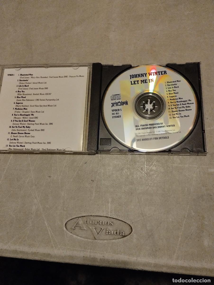 CDs de m&uacute;sica: Johnny Winter CD Let Me In - Foto 2