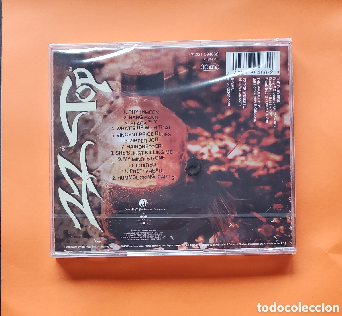 CDs de m&uacute;sica: Cd PRECINTADO . ZZ TOP . Rhythmeen . - Foto 2