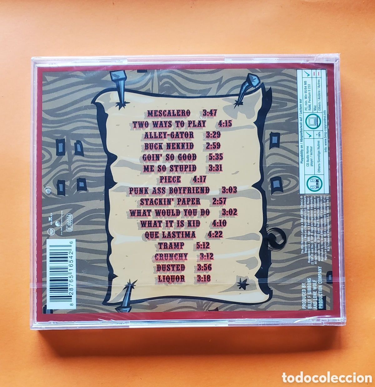 CDs de m&uacute;sica: ZZ TOP . Mescalero . Precintado . - Foto 2