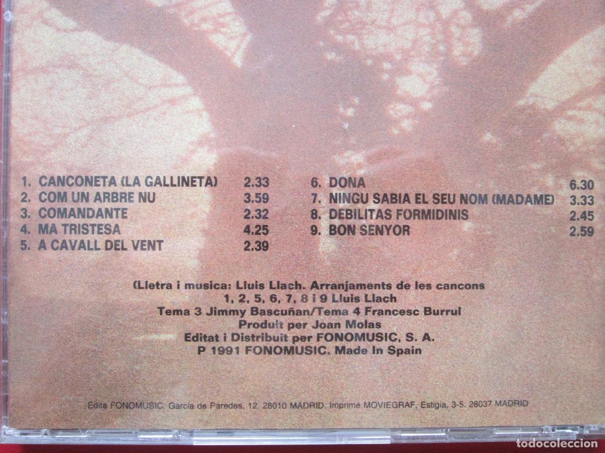 CDs de m&uacute;sica: (453) CD LLUIS LLACH COM UN ARBRE NU - Foto 2