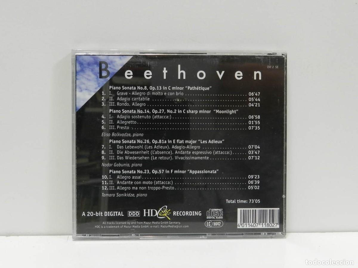 CDs de m&uacute;sica: DISCO CD. Beethoven &ndash; Sonatas For Piano. COMPACT DISC. - Foto 2