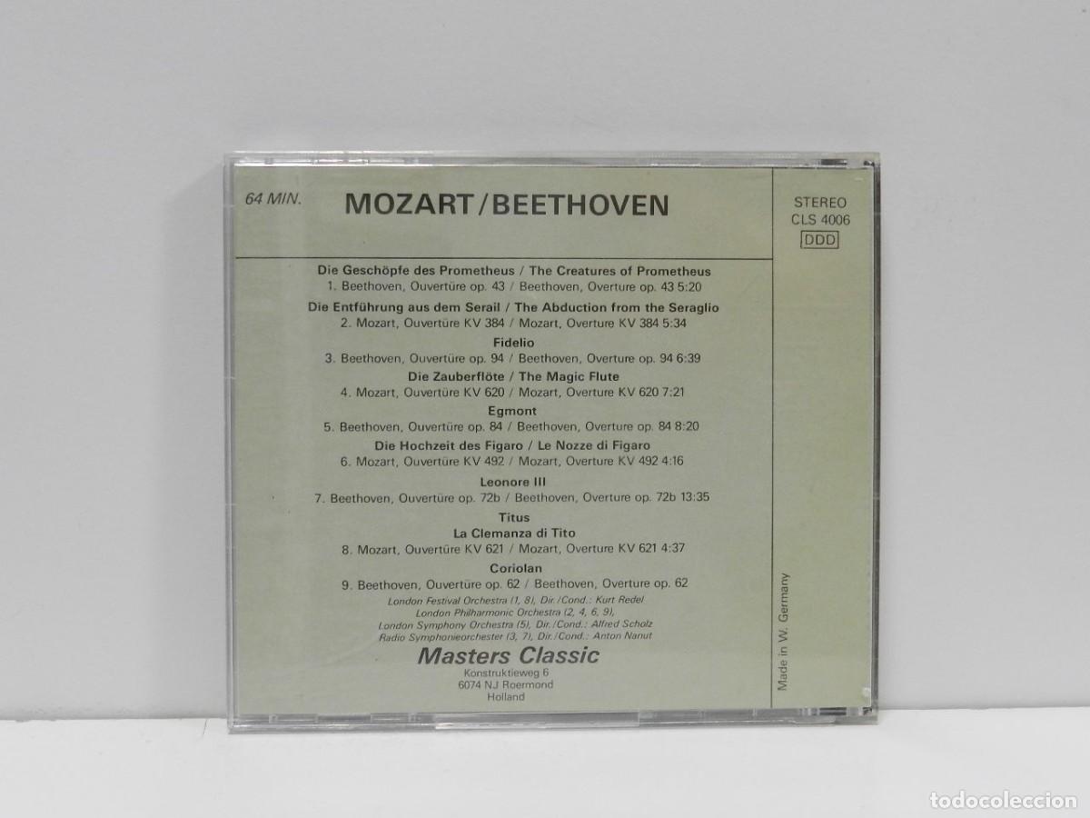 CDs de m&uacute;sica: DISCO CD. Mozart, Beethoven &ndash; Classical Overtures - Masters Classic. COMPACT DISC. - Foto 2