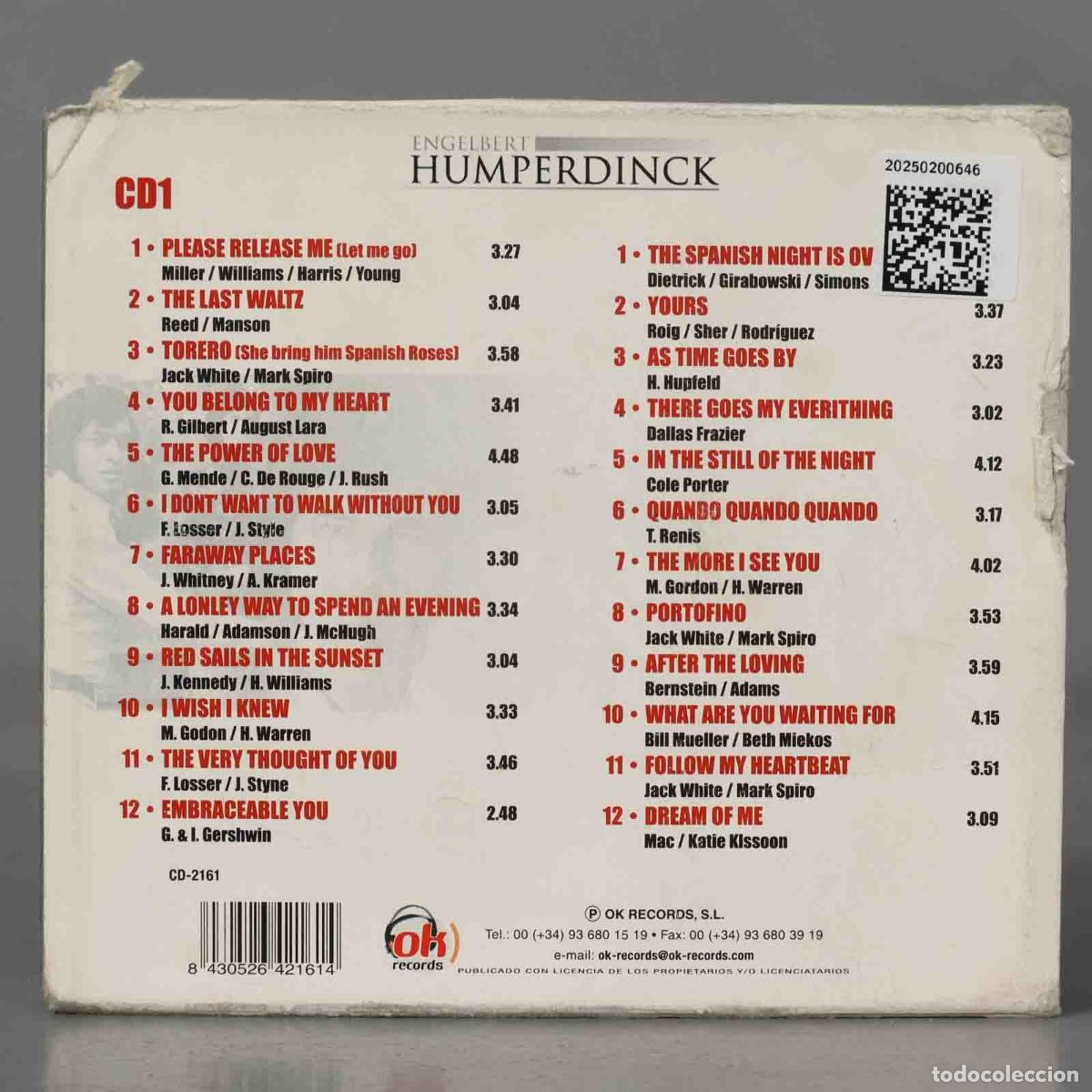 CDs de m&uacute;sica: CD. Engelbert Humperdinck &ndash; Engelbert Humperdinck - Foto 2