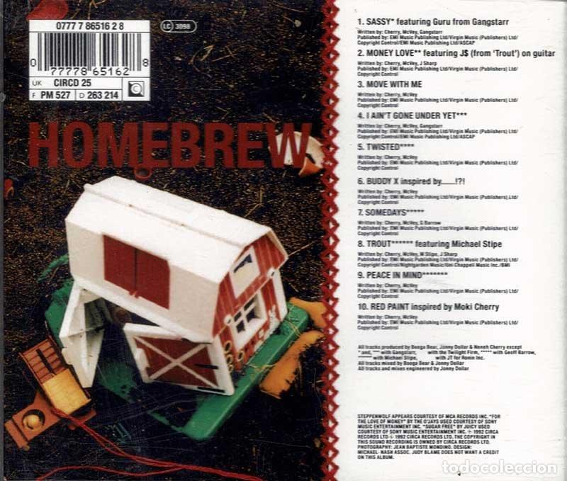 CDs de m&uacute;sica: Neneh Cherry - Homebrew. CD - Foto 2