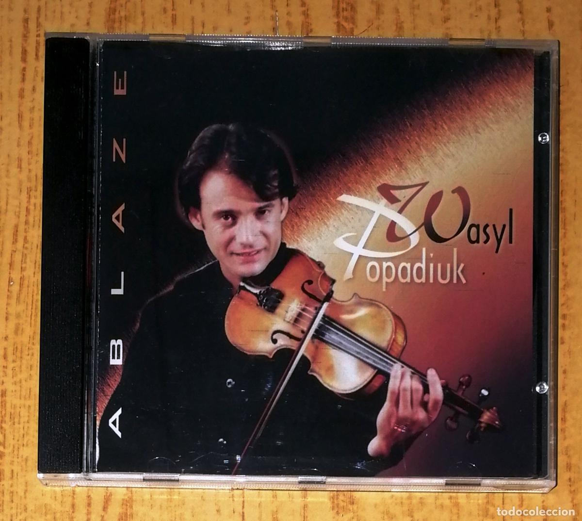 CDs de M&uacute;sica: CD. WASYL POPADIUK. Ablaze. - Canad&aacute; : Alien Sounds Studios, 1999. - Firmado