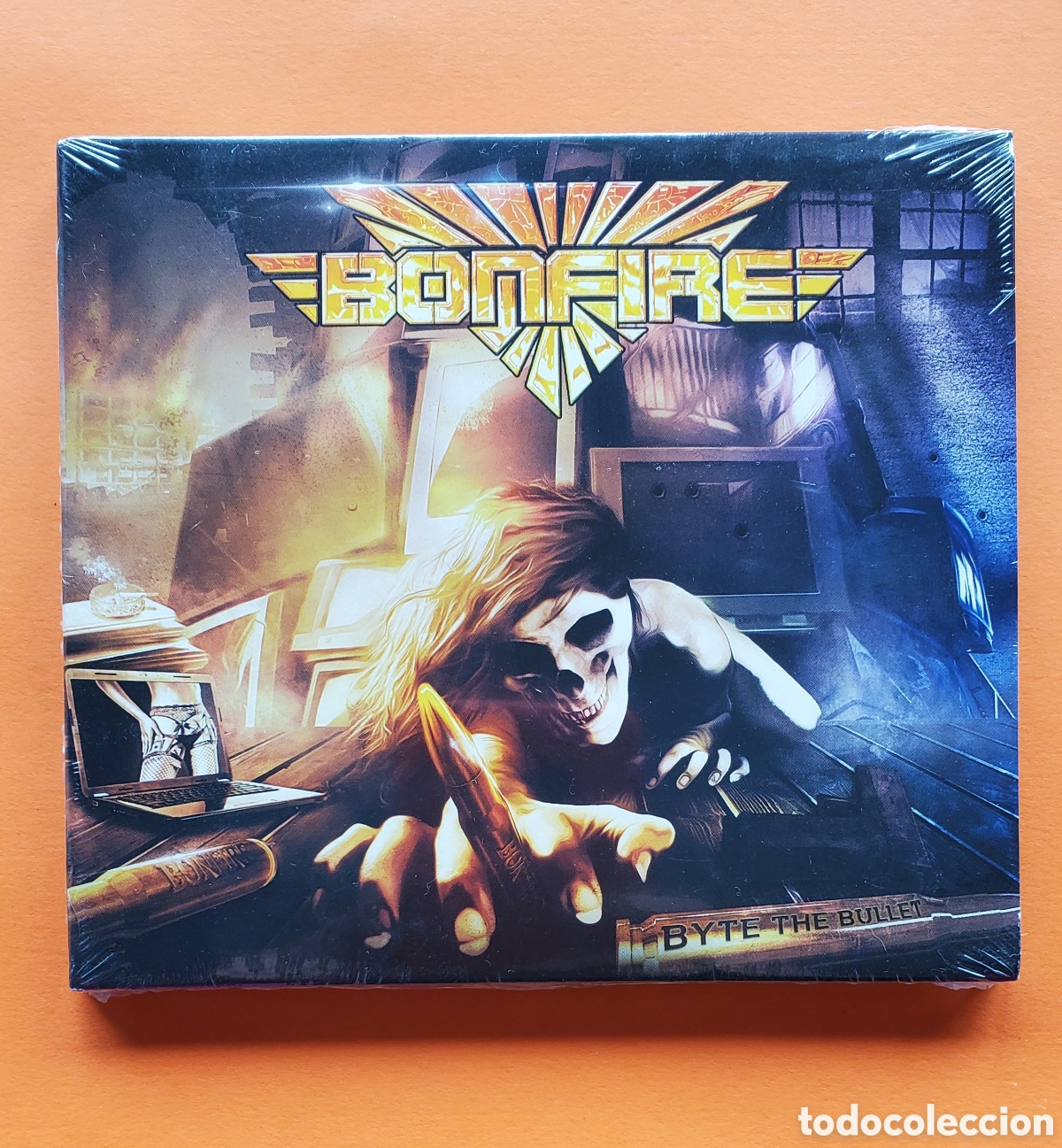 CDs de m&uacute;sica: BONFIRE . Byte the bullet . Precintado . - Foto 1