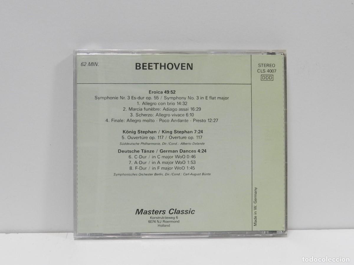 CDs de m&uacute;sica: DISCO CD. Beethoven &ndash; Eroica - Masters Classic. COMPACT DISC. - Foto 2