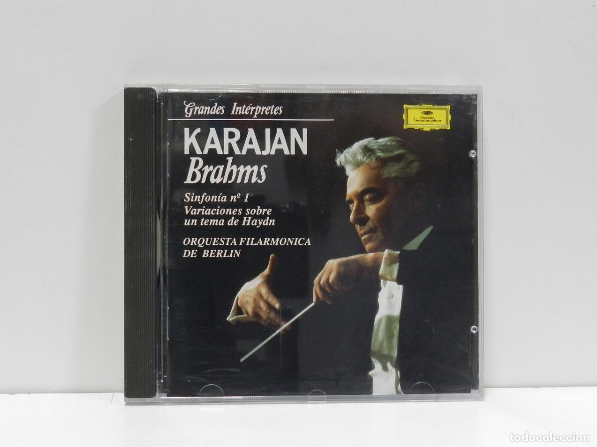 CDs de m&uacute;sica: DISCO CD. Karajan &ndash; Brahms - Grandes Int&eacute;rpretes. COMPACT DISC. - Foto 1