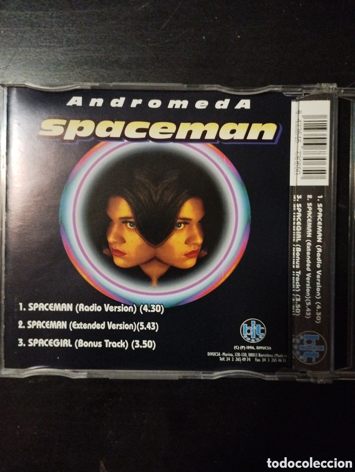 CDs de m&uacute;sica: Andromeda &ndash; Spaceman. 1996. Espa&ntilde;a. CD, Maxi-Single - Foto 2