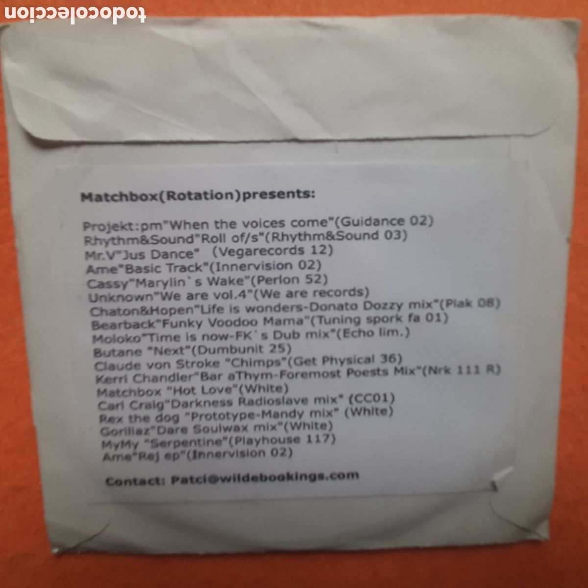 CDs de m&uacute;sica: MATCHBOX - ROTATION BERLIN - PROMO CD - Foto 2