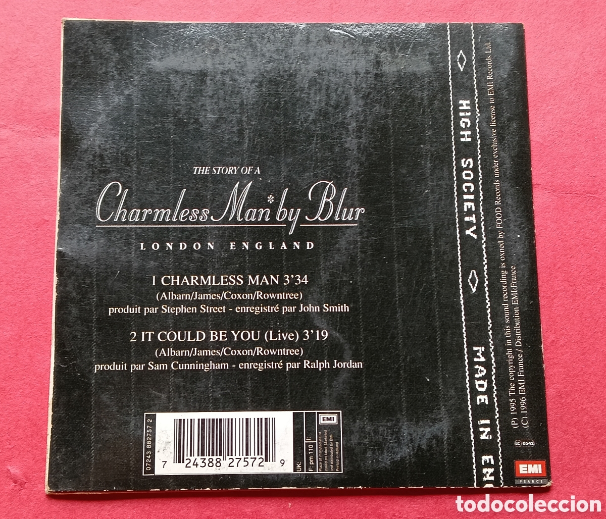 CDs de m&uacute;sica: BLUR----Charmless Man, CD ,- BLUR - Foto 2