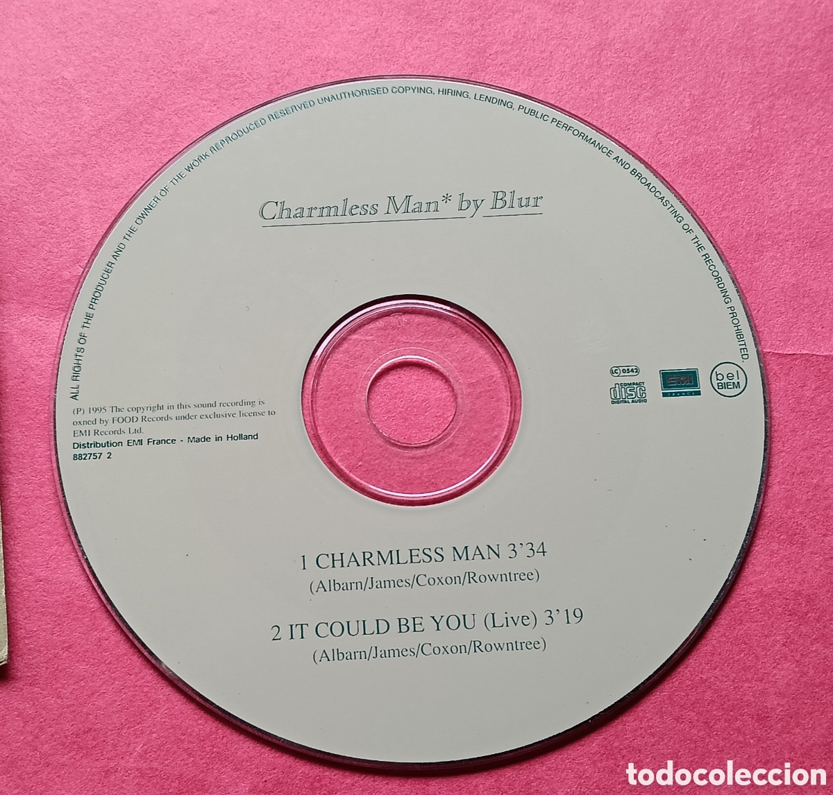 CDs de m&uacute;sica: BLUR----Charmless Man, CD ,- BLUR - Foto 3