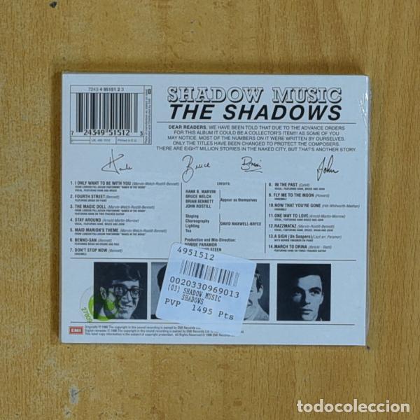 CDs de m&uacute;sica: THE SHADOWS - SHADOW MUSIC - CD - Foto 2