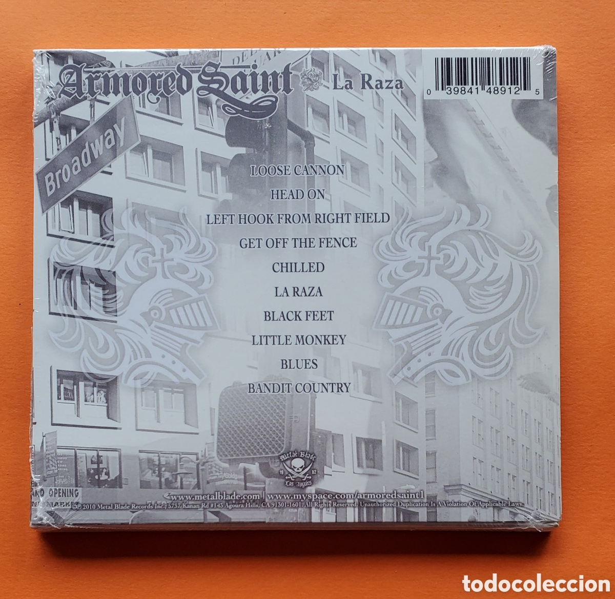 CDs de m&uacute;sica: Cd PRECINTADO . ARMORED SAINT . La Raza . - Foto 2