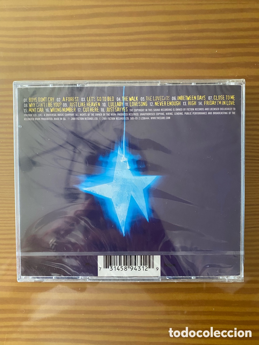 CDs de m&uacute;sica: Precintado!! Doble CD de The Cure &ldquo;Greatest hits&rdquo; - Foto 2