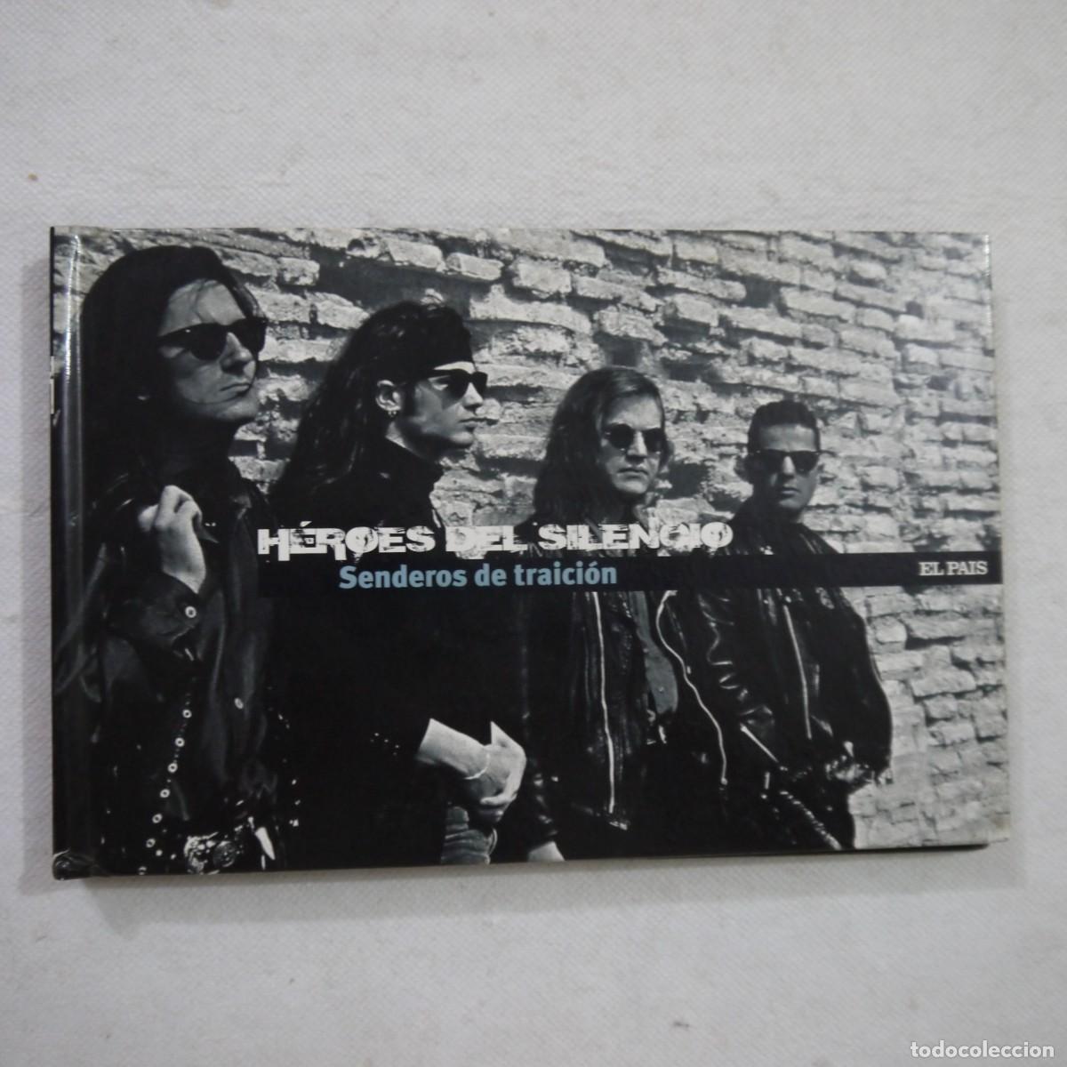 CDs de m&uacute;sica: H&Eacute;ROES DEL SILENCIO - SENDEROS DE TRAICI&Oacute;N - LIBRO-CD - Foto 1