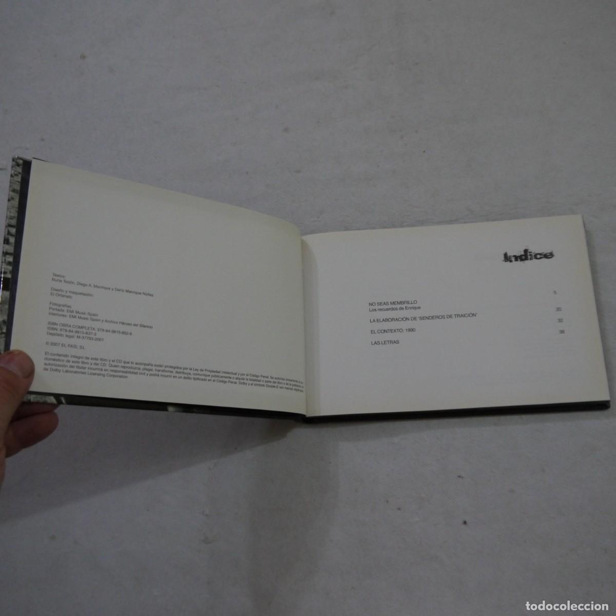 CDs de m&uacute;sica: H&Eacute;ROES DEL SILENCIO - SENDEROS DE TRAICI&Oacute;N - LIBRO-CD - Foto 3
