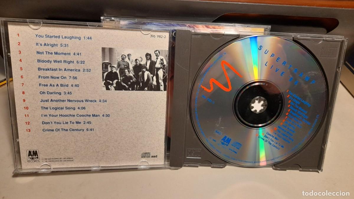 CDs de m&uacute;sica: CD SUPERTRAMP . LIVE 88 - Foto 2