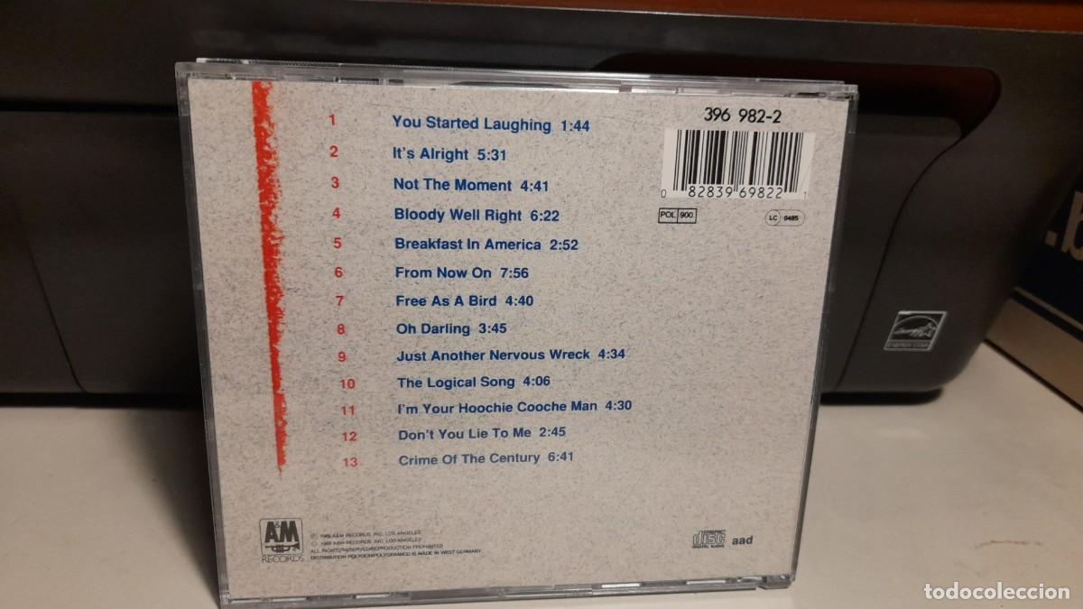 CDs de m&uacute;sica: CD SUPERTRAMP . LIVE 88 - Foto 3