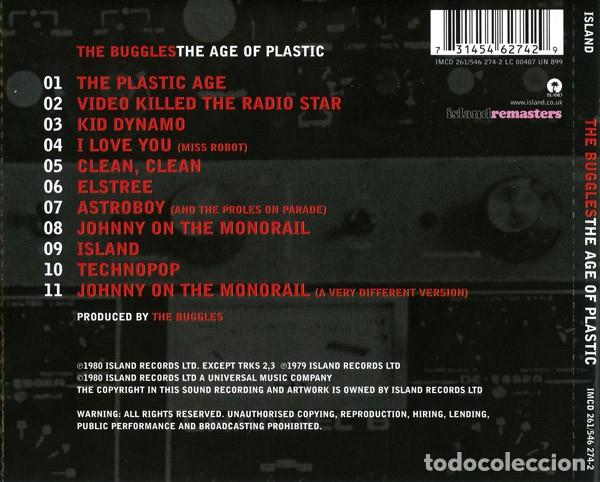 CDs de m&uacute;sica: Buggles &ndash; The Age Of Plastic - Foto 2