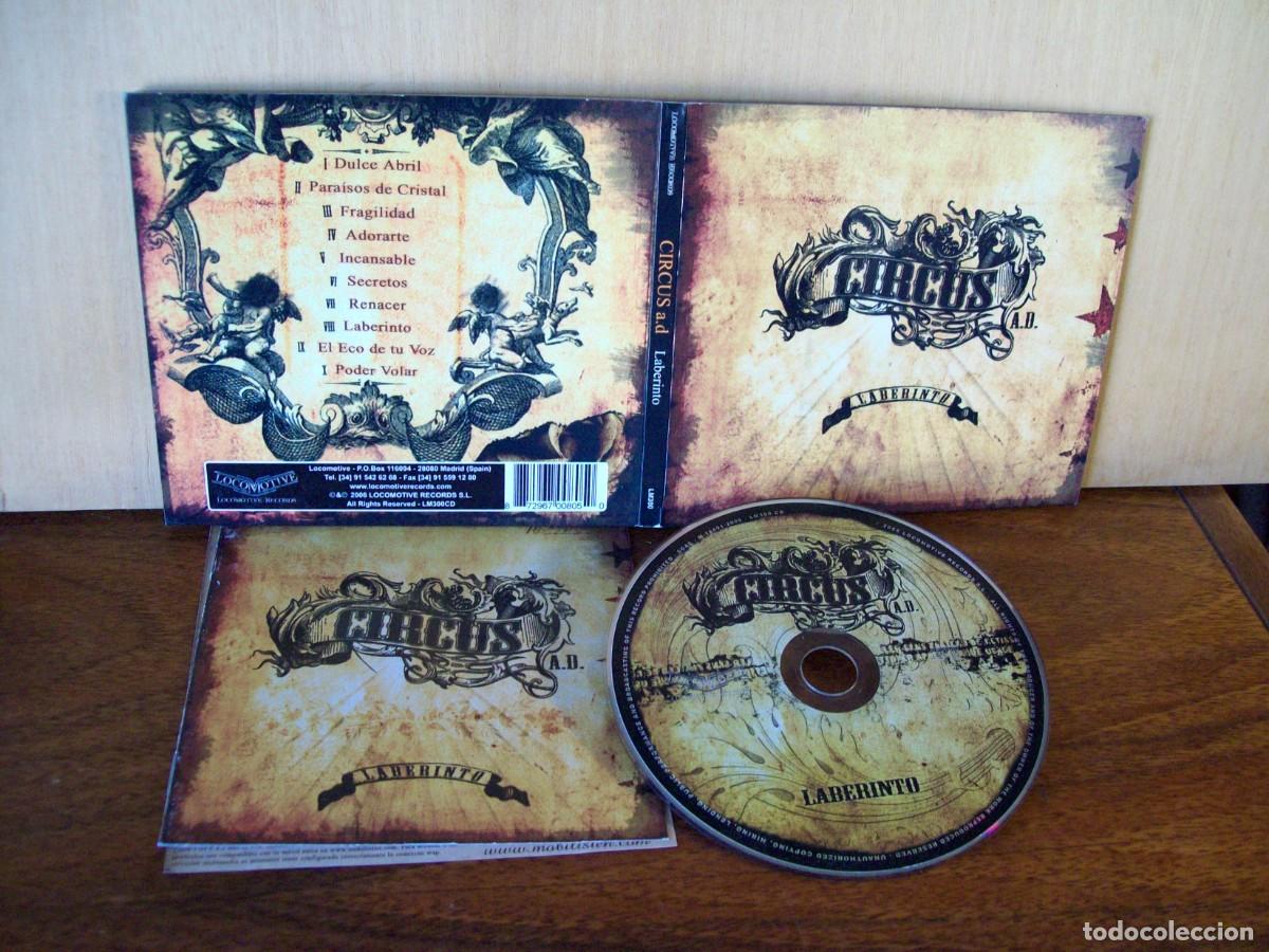 CDs de m&uacute;sica: CIRCUS A.D. - LABERINTO - CD DIGIPACK CON LIBRETO - Foto 1