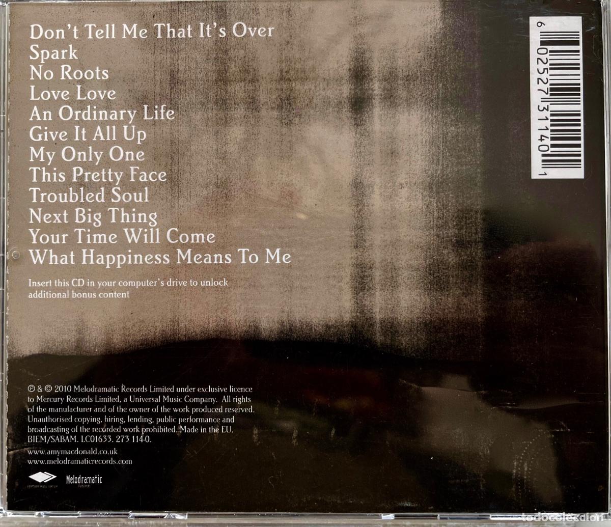 CDs de m&uacute;sica: AMY MACDONALD. A CURIOUS THING. CD 2010 - Foto 2