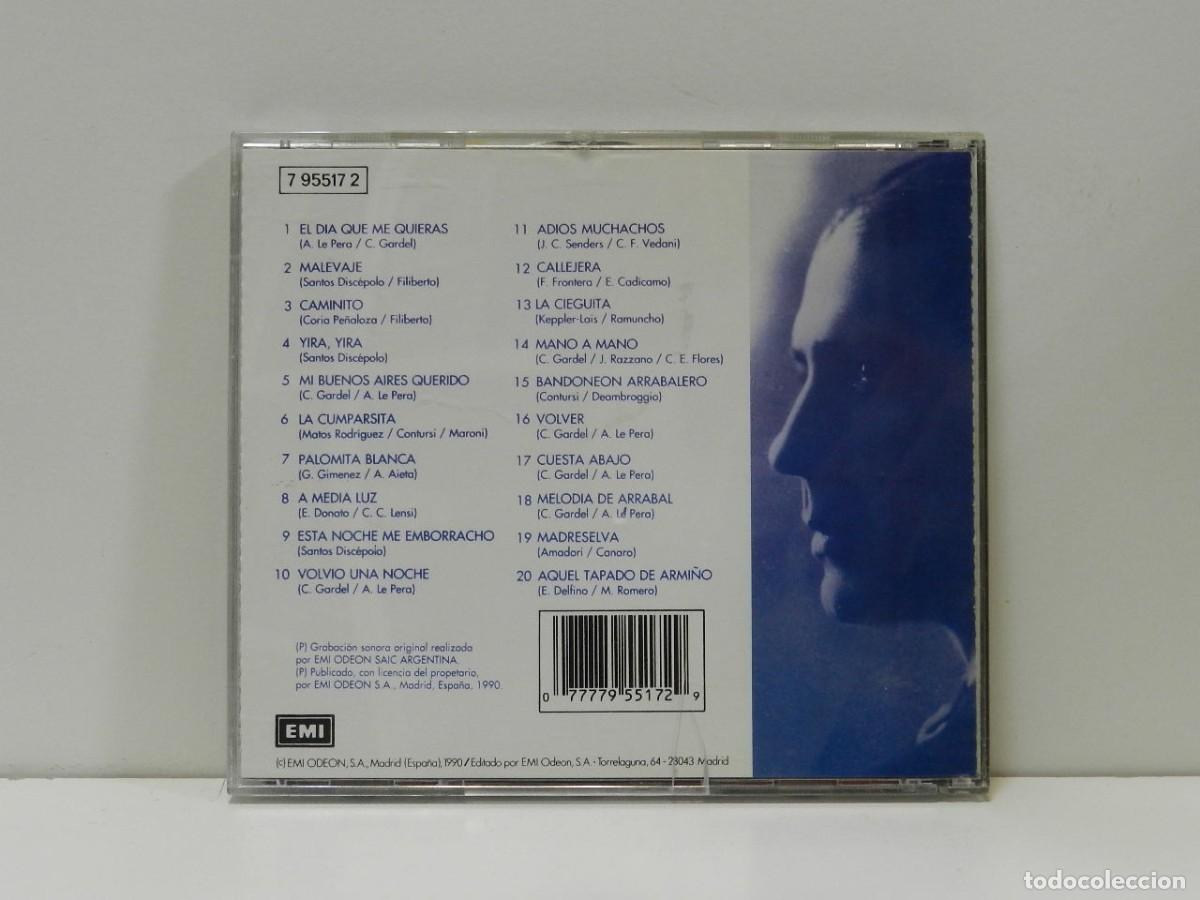 CDs de m&uacute;sica: DISCO CD. Carlos Gardel &ndash; Tango Es... COMPACT DISC. - Foto 2