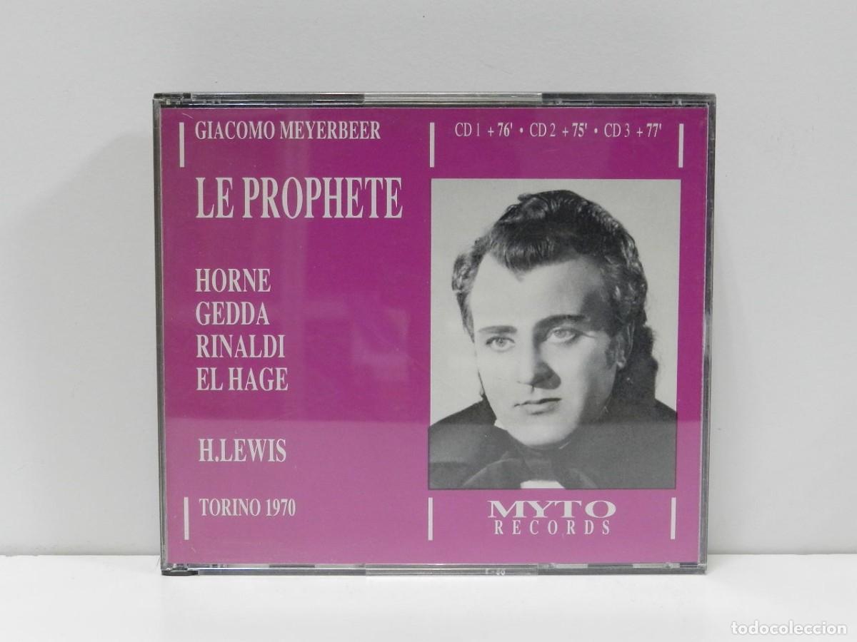 CDs de m&uacute;sica: DISCO 3 X CD. Giacomo Meyerbeer &ndash; Le Prophete. COMPACT DISC. - Foto 1