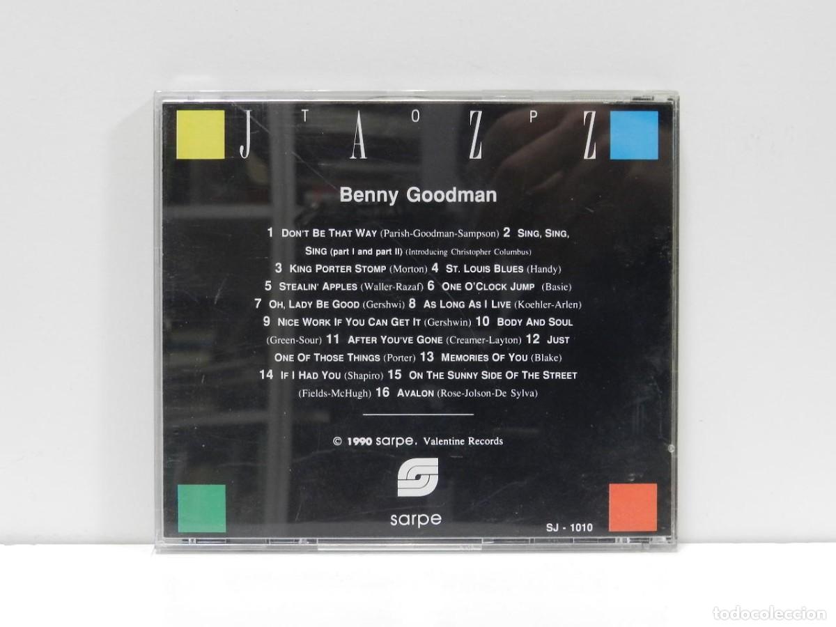 CDs de m&uacute;sica: DISCO CD. Benny Goodman &ndash; Top Jazz. COMPACT DISC. - Foto 2
