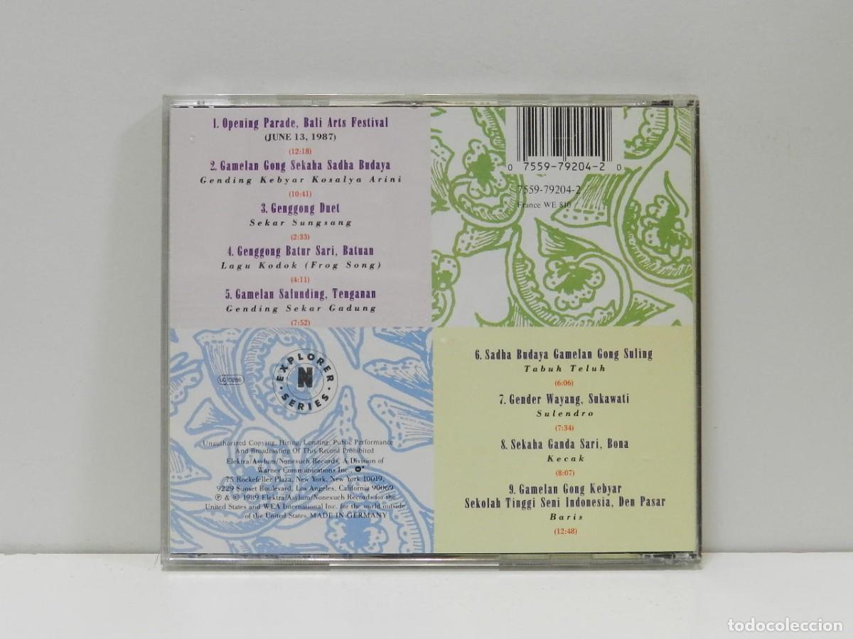 CDs de m&uacute;sica: DISCO CD. Bali: Gamelan & Kecak. COMPACT DISC. - Foto 2