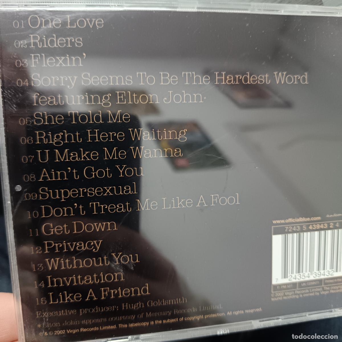 CDs de m&uacute;sica: BLUE, ONE LOVE. CD FEAT. ELTON JOHN. - Foto 2