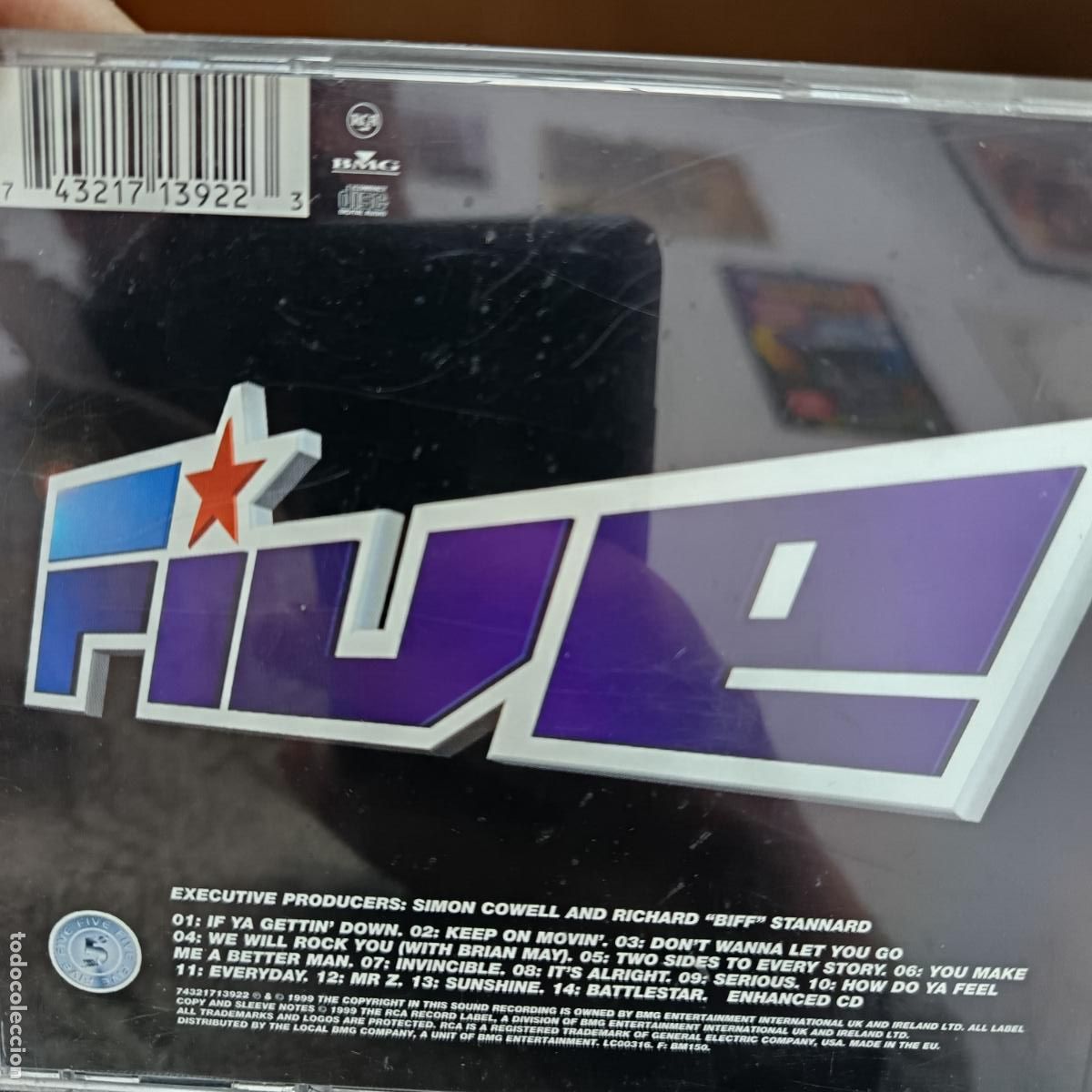 CDs de m&uacute;sica: FIVE, INVINCIBLE. CD - Foto 2