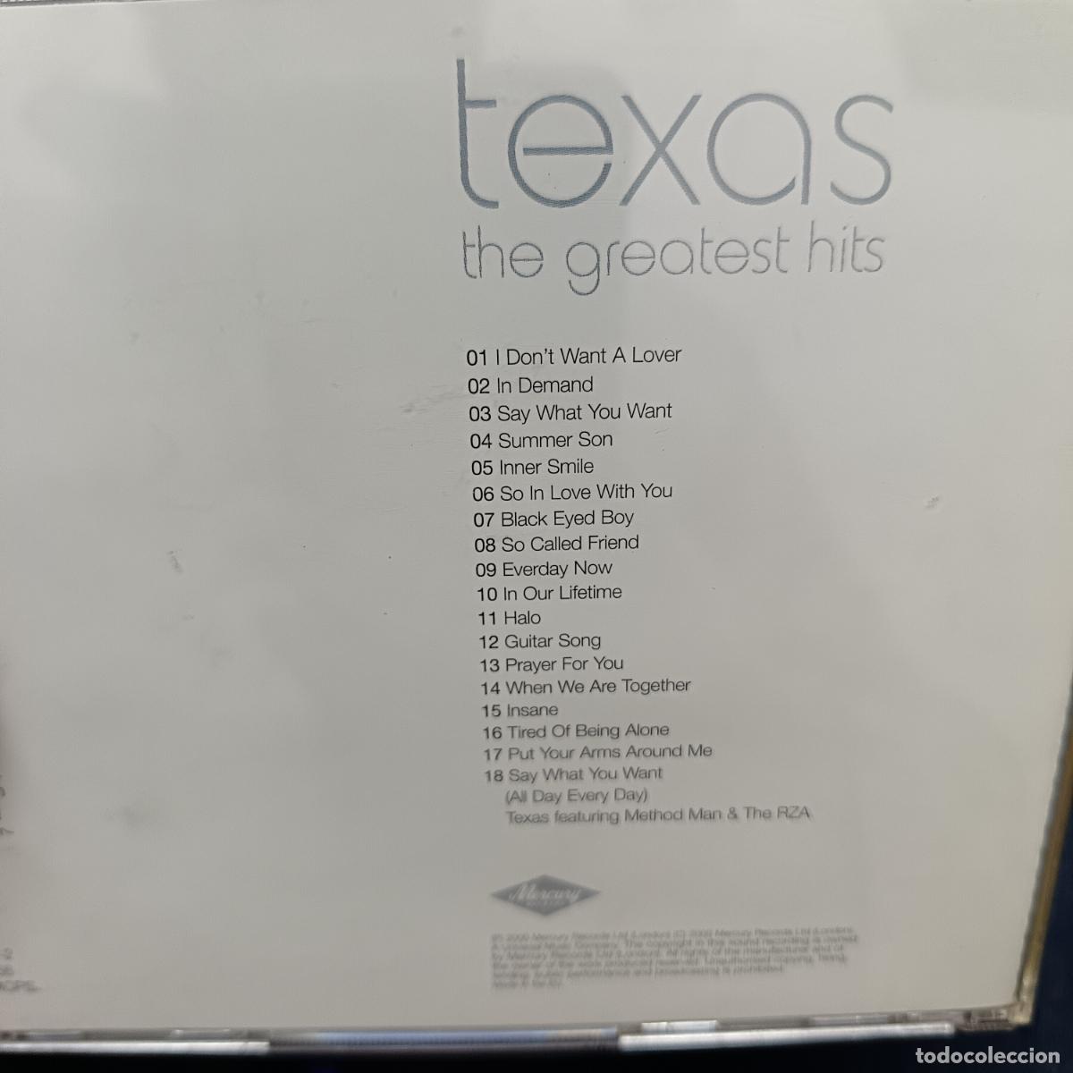 CDs de m&uacute;sica: TEXAS, THE GREATEST HITS. CD - Foto 2