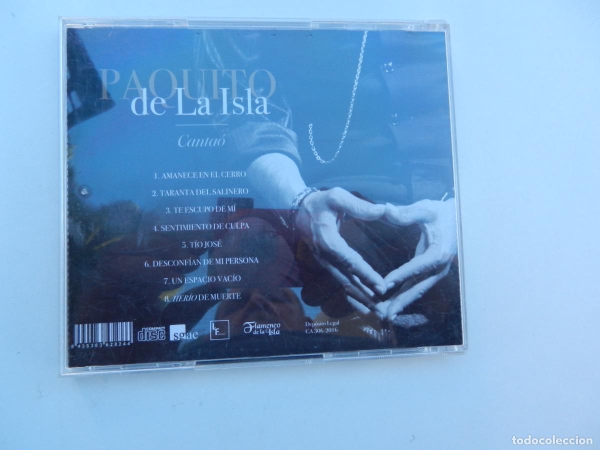 CDs de m&uacute;sica: PAQUITO DE LA ISLA - CANTA&Oacute; CD DEDICADO - Foto 3